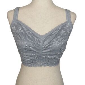 Cosabella Never Say Never Ultra Curvy Sweetie Bralette Dove Gray XS 30-32 i-k